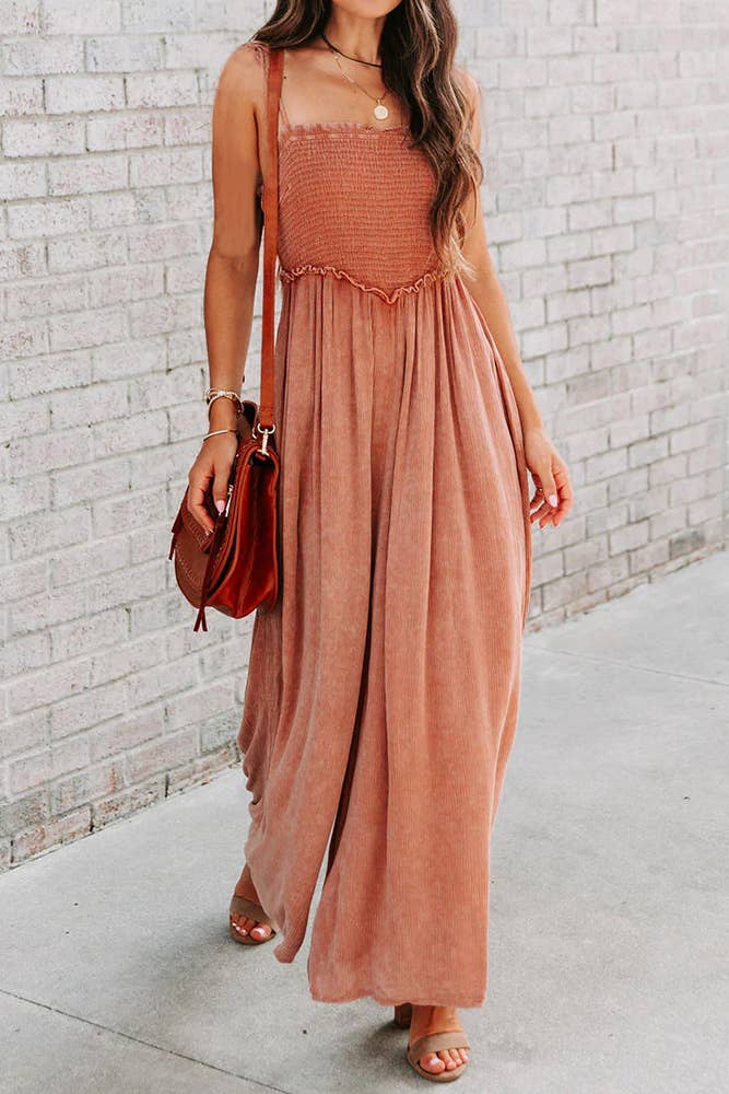 Feeling Peachy Jumpsuit