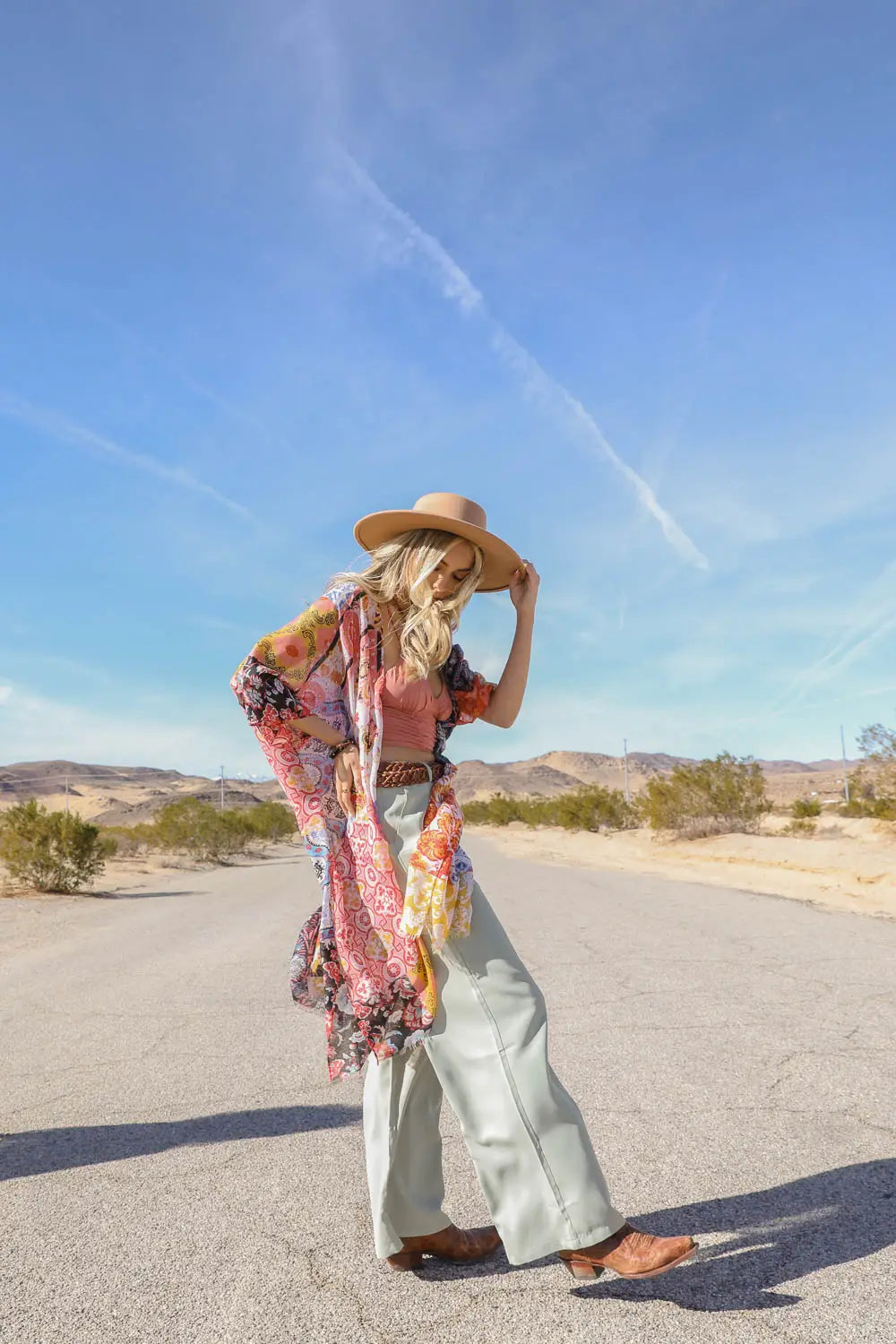 Pretty in Patchwork Kimono