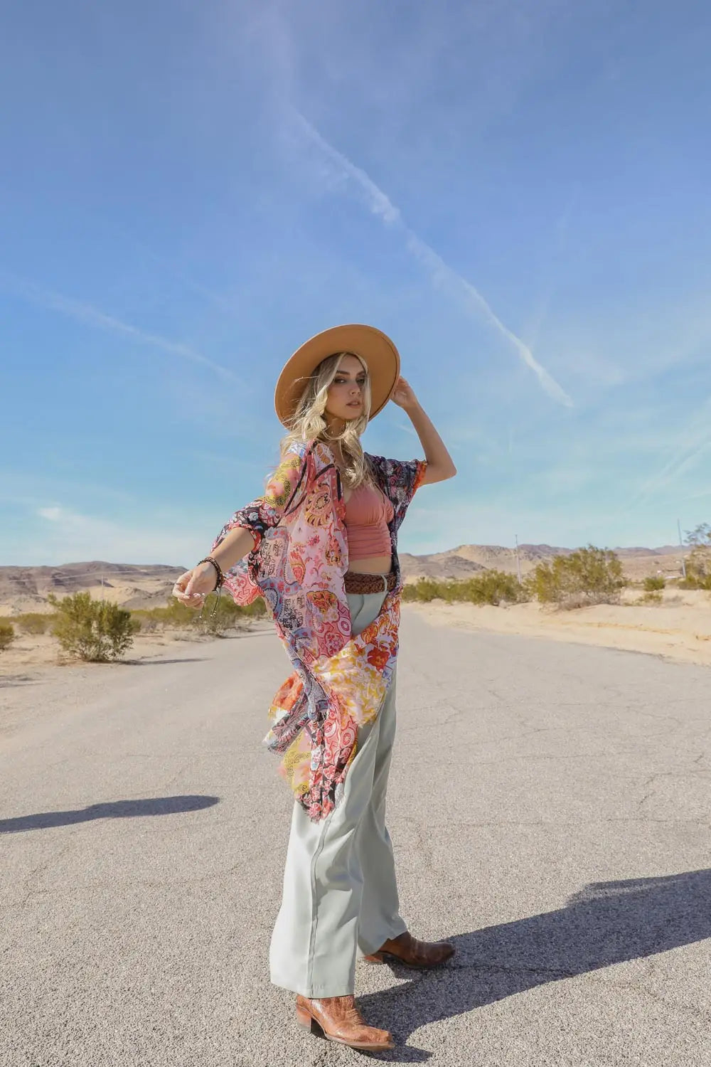 Pretty in Patchwork Kimono