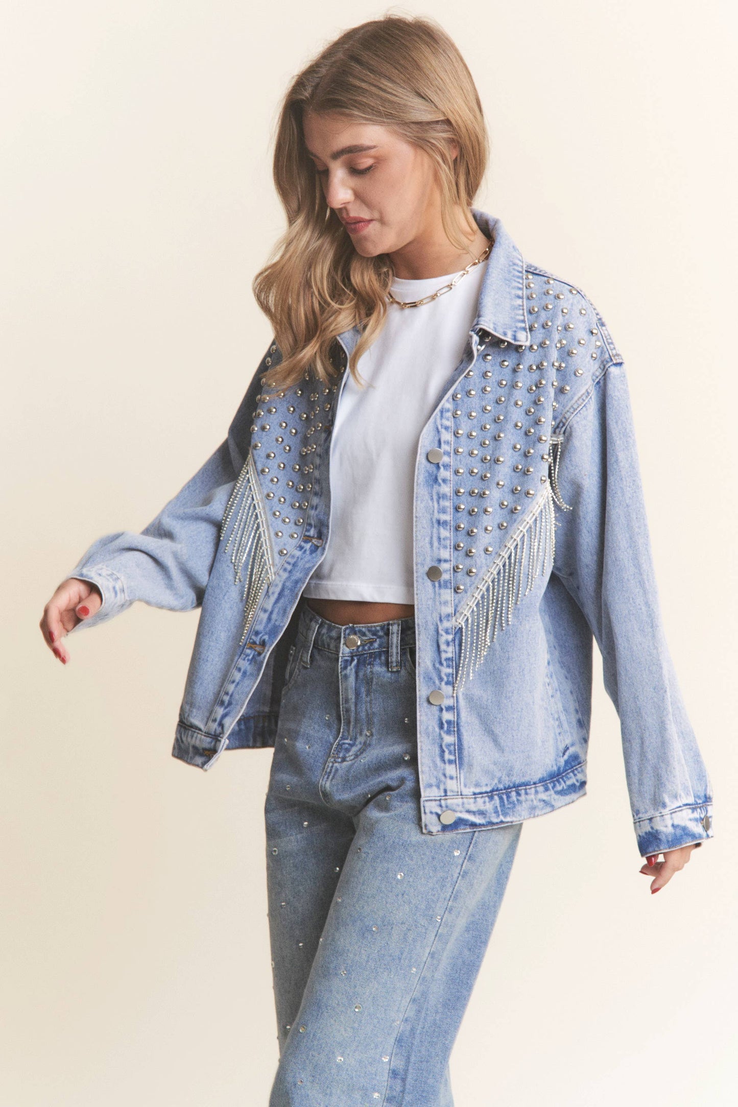 The Studded Fringe Jacket