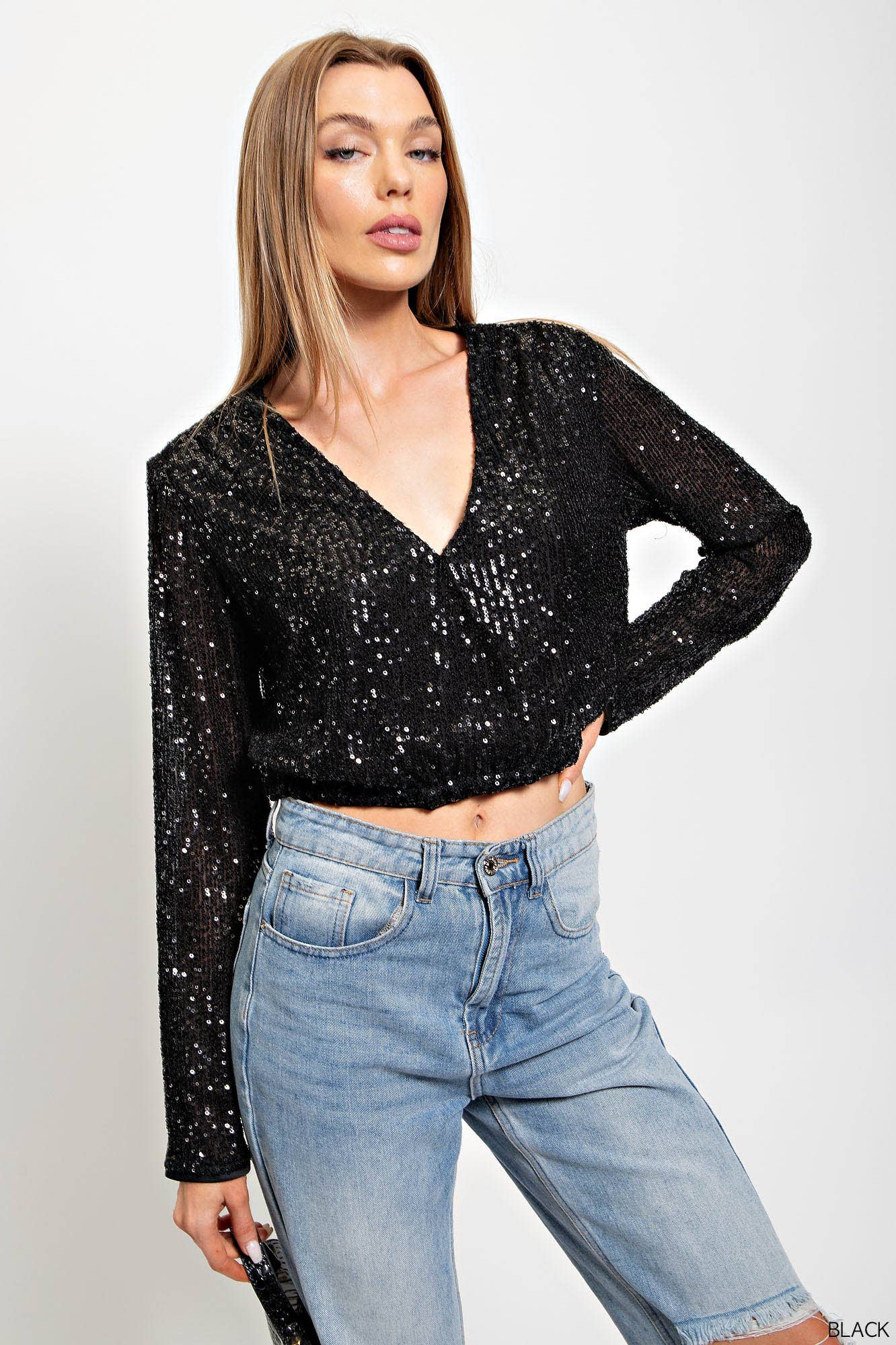 Sparkle Crossover Top