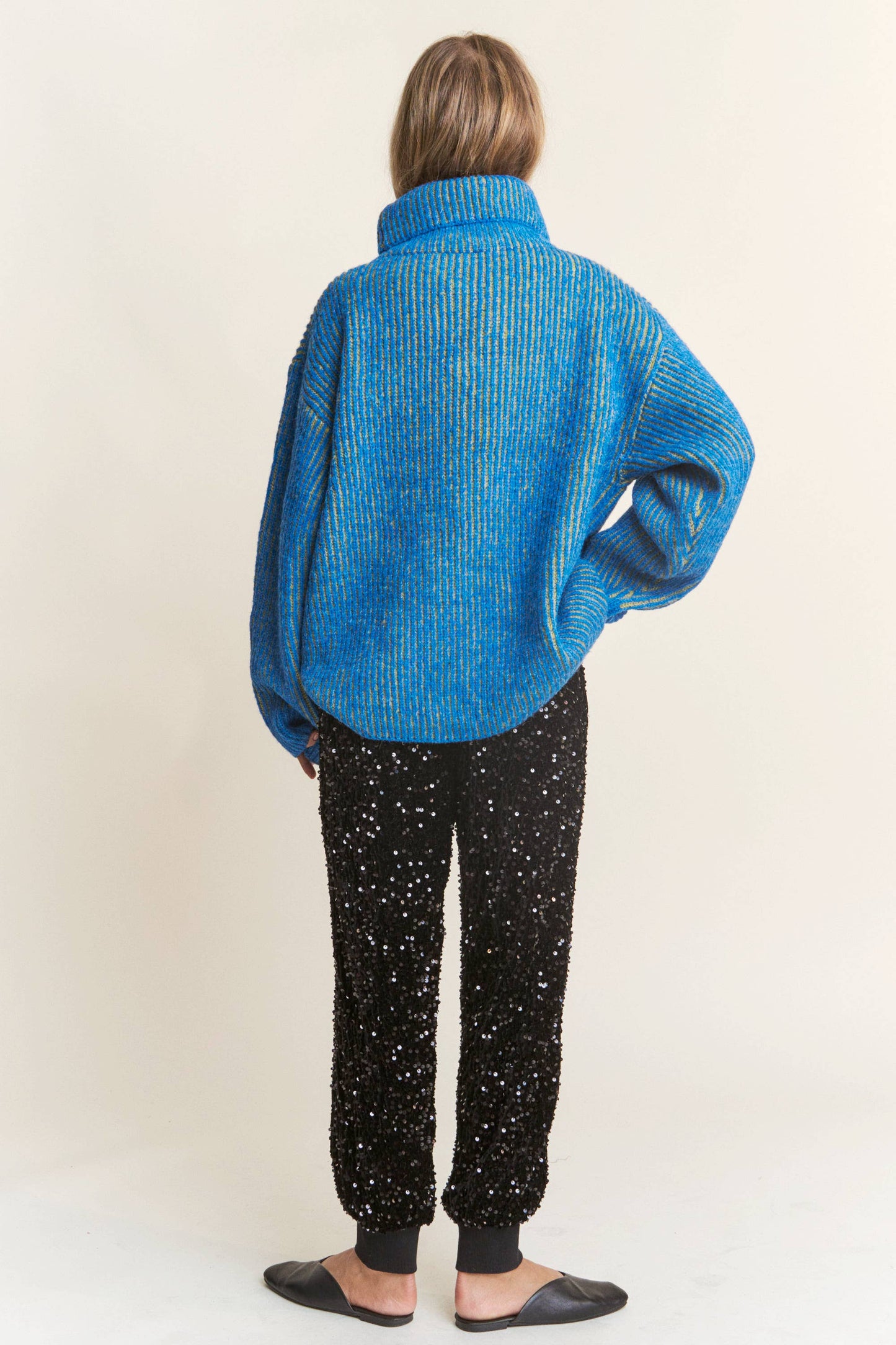 Blue Chunk Sweater