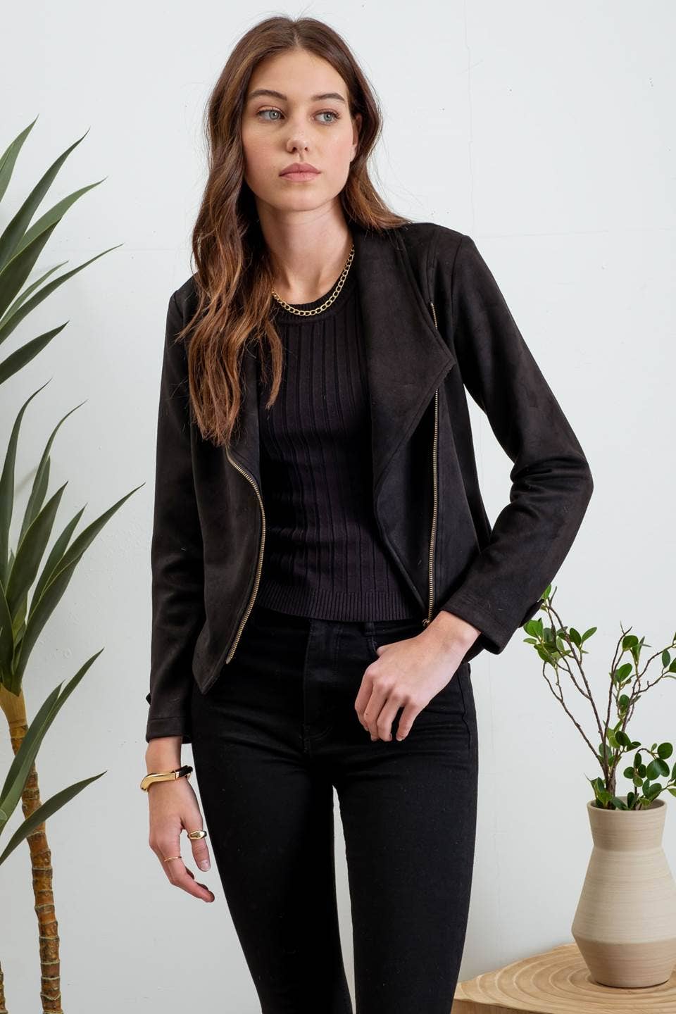 Sonya Suede Jacket