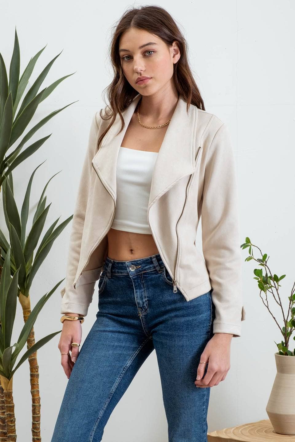 Sonya Suede Jacket