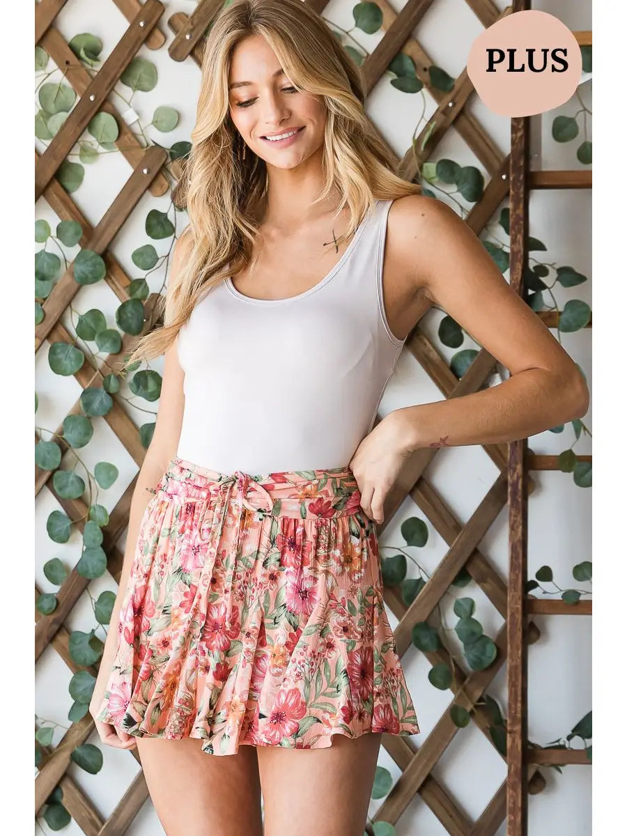 Fling Floral Skort