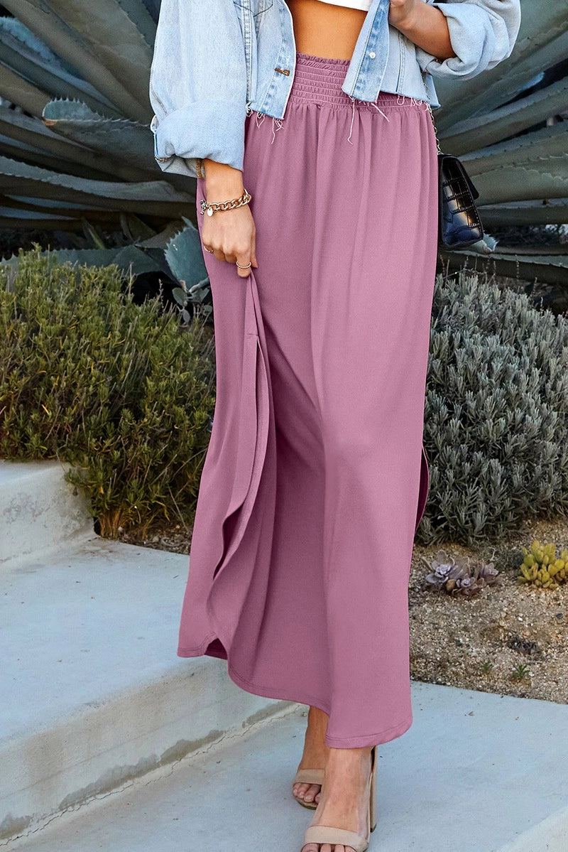 Smock It to Me Maxi Skirt-with Pockets*