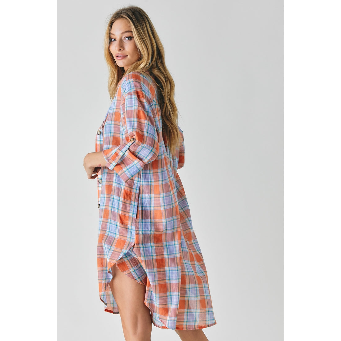 Mod Girl Plaid Spring Shacket