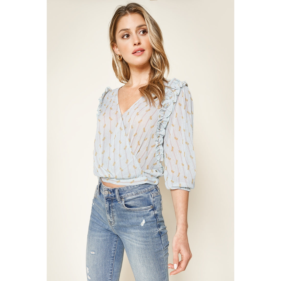 Sweetness Surplice Blouse