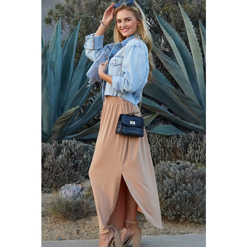 Smock It to Me Maxi Skirt-with Pockets*