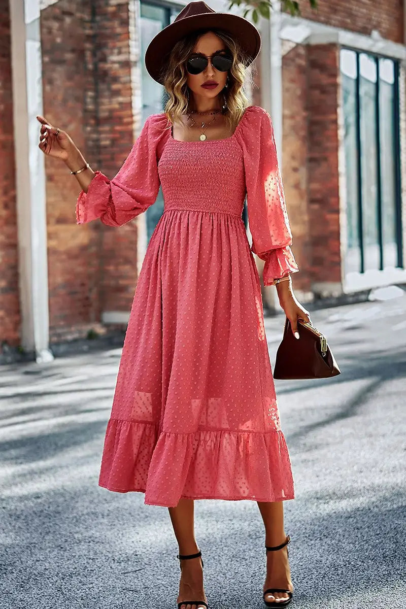 Down Town Off or On Shoulder Dress