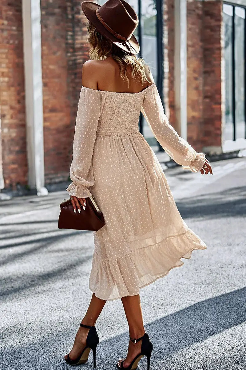 Down Town Off or On Shoulder Dress