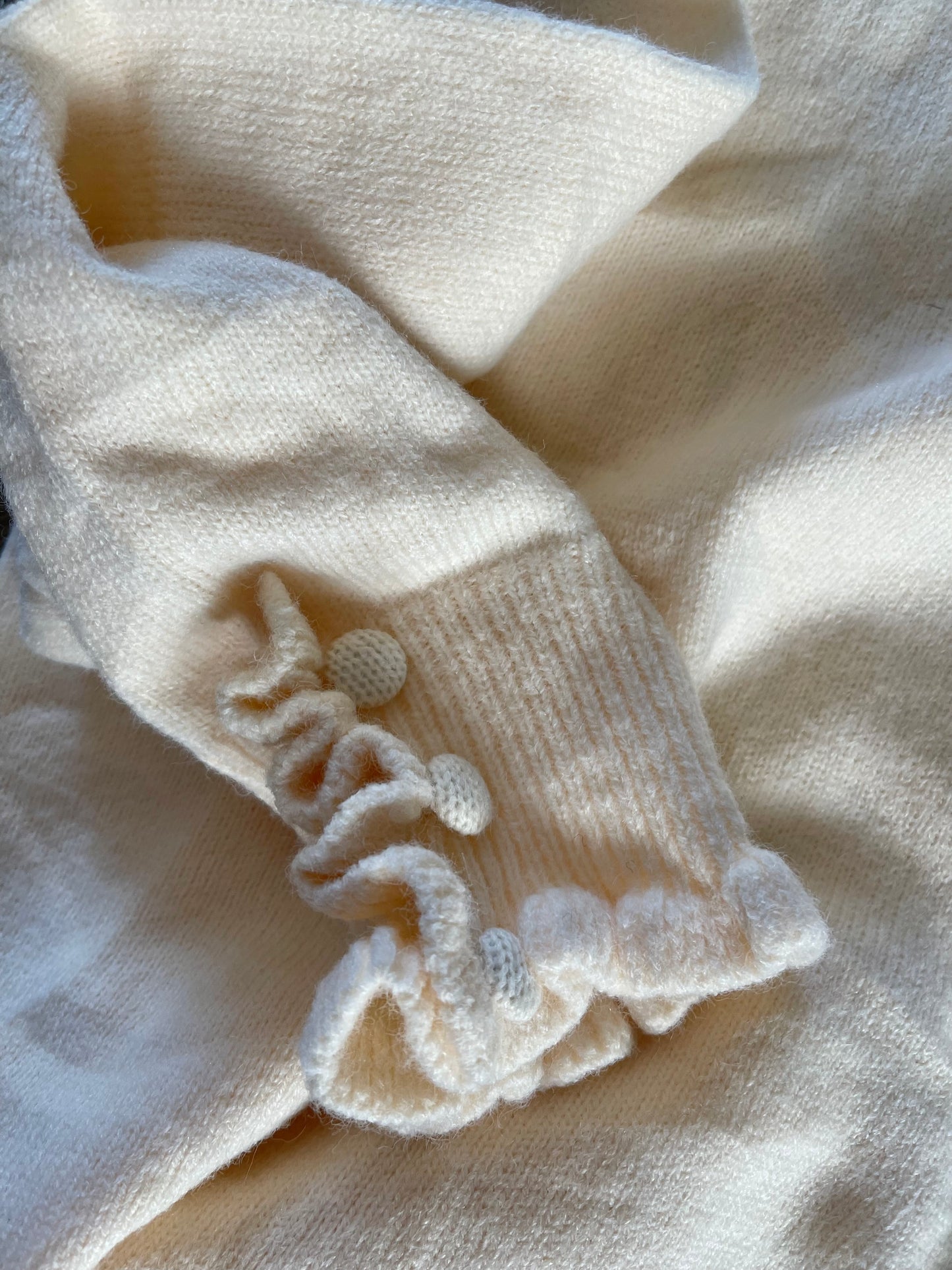 Wrist Ruffle Sweater