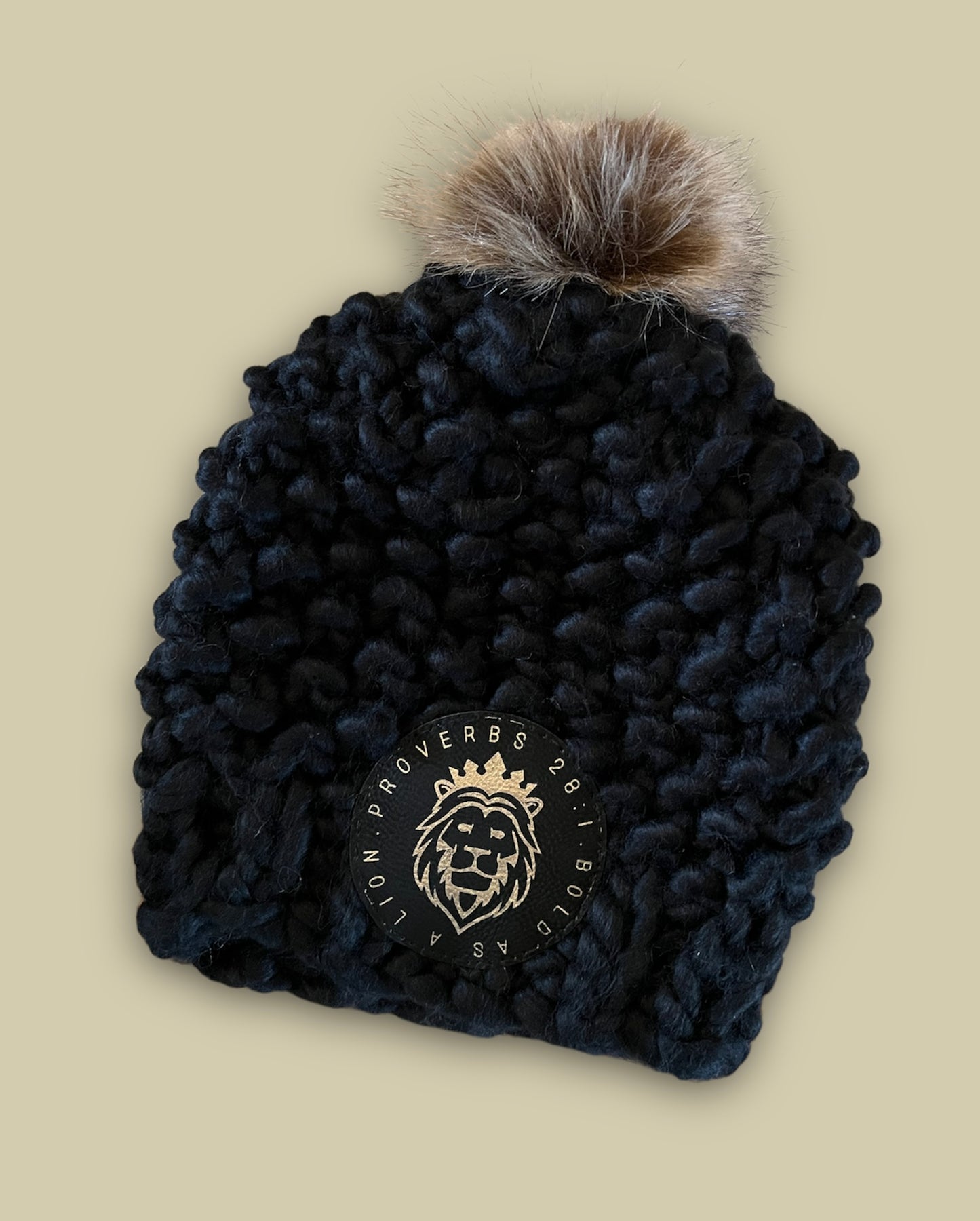 Ladies Lions & Lu Oversized Beanie