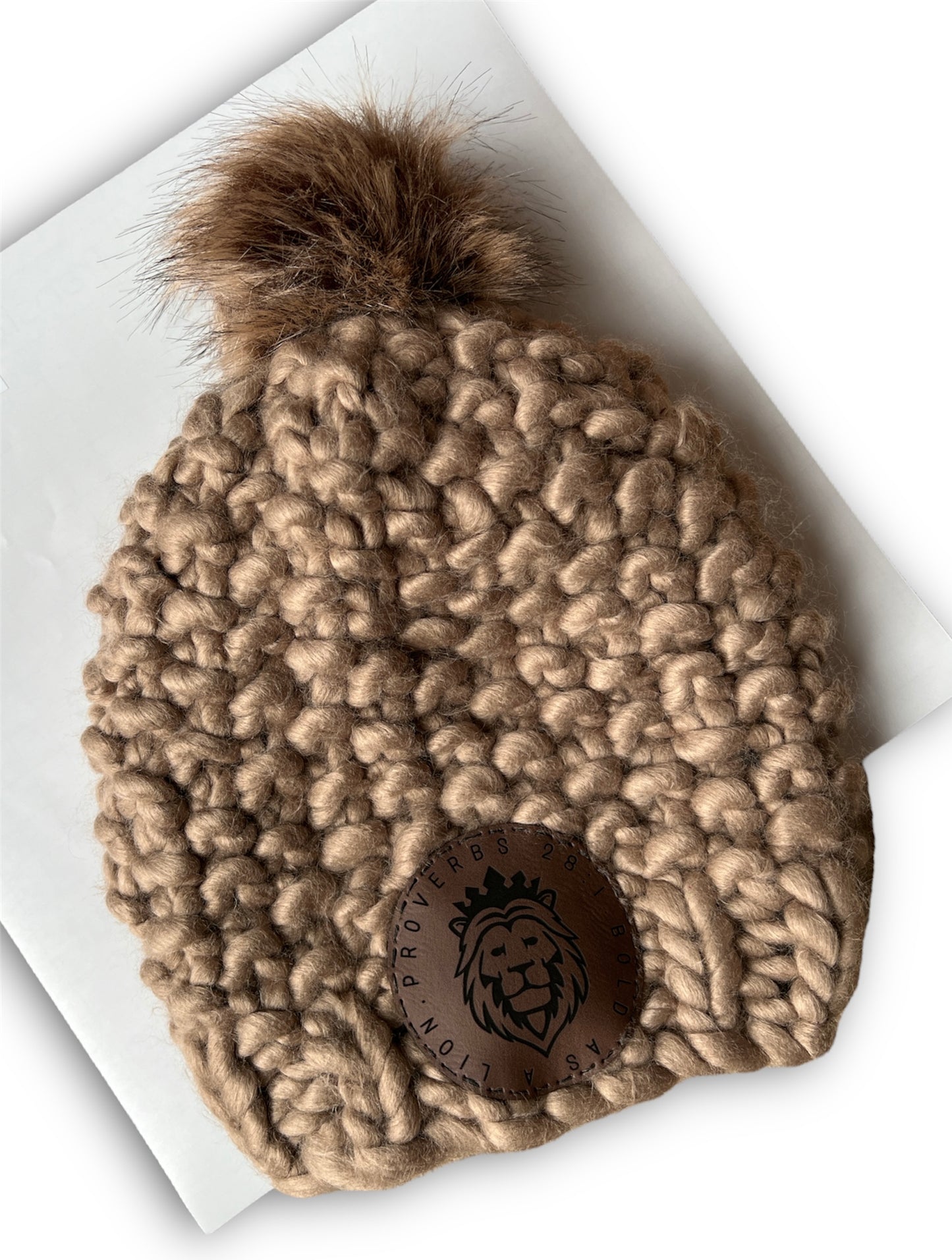 Ladies Lions & Lu Oversized Beanie