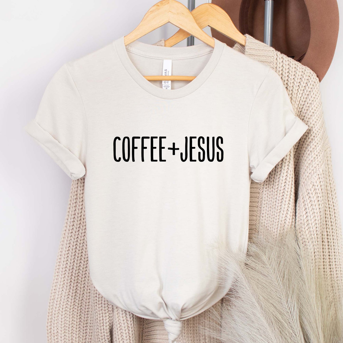 Coffee + Jesus Tee