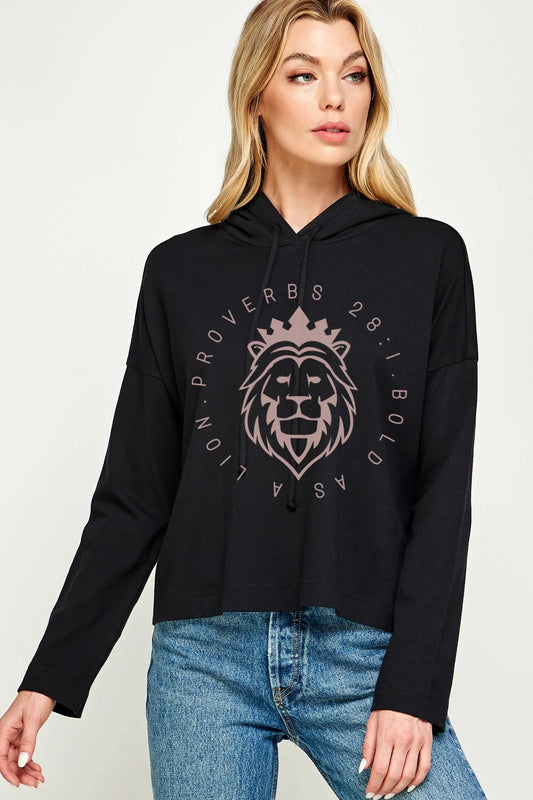 Foxy Boxy Cotton Hoodie