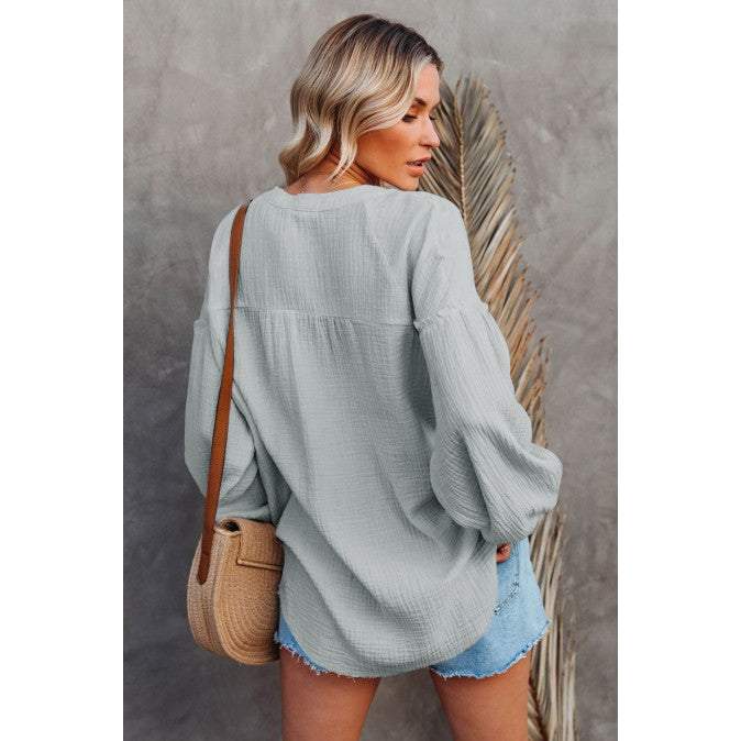 Billow Balloon Sleeve Top