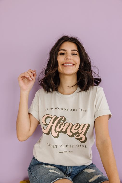 Kind Words Are Like Honey Proverbs 16:24* So Soft Tee