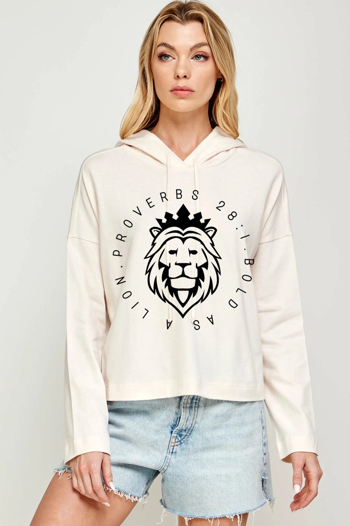 Foxy Boxy Cotton Hoodie